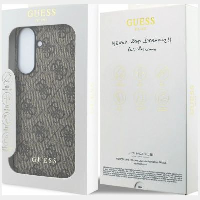 8. Etui Guess 4G Classic na Samsung Galaxy A37 5G - brązowe