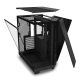2. NZXT OBUDOWA KOMPUTEROWA NZXT OBUDOWA H6 FLOW MIDI TOWER Z OKNEM CZARNA