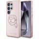 Etui Karl Lagerfeld Rhinestones K. Head Logo Samsung Galaxy S25 Ultra różowy