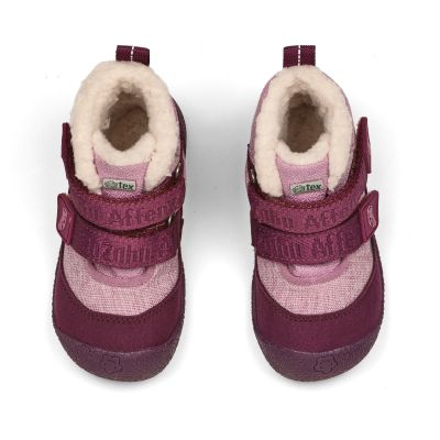 5. Buty zimowe barefoot do nauki chodzenia Affenzahn Snuggy Otter (01502-40176)