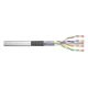 Kabel typu linka DIGITUS  kat.6, SF/UTP, AWG 26/7,LSOH, 305m, szary, szpula