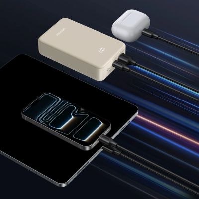 6. Powerbank Ugreen Nexode 20000mAh 30W USB-A USB-C - szary