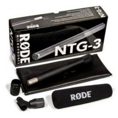 7. RODE NTG3B - Mikrofon shotgun. czarny