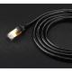 13. Ugreen kabel przewód internetowy sieciowy Ethernet patchcord RJ45 Cat 7 STP LAN 10Gbps 2m czarny (11269)
