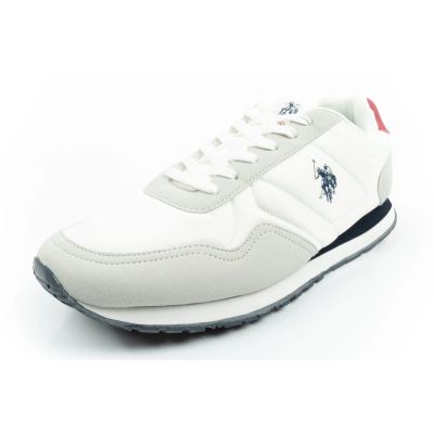 3. U.S Polo Assn buty sportowe sneakersy męskie modne wygodne białe