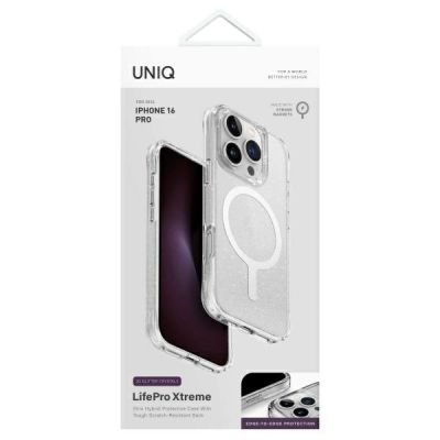 4. Etui UNIQ LifePro Xtreme Magclick Charging na iPhone 16 Pro - przezroczyste