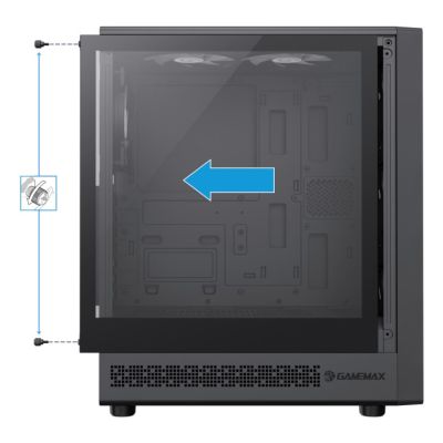 5. GameMax Storm 2 AB Midi Tower Czarny