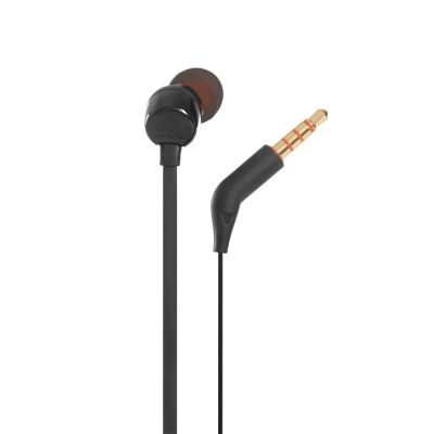 10. Słuchawki JBL Tune 110 douszne mini jack 3.5mm i pilotem - czarne