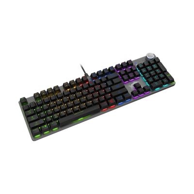 3. Klawiatura MSI FORGE GK320 RED Gaming USB QWERTY Angielski Czarny