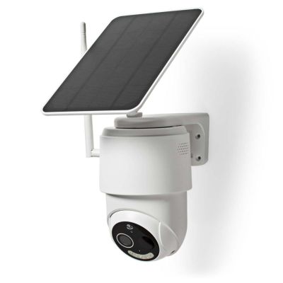 14. Kamera zewnętrzna Nedis Smartlife 4G, IP65 czujnik ruchu, night vision, biały