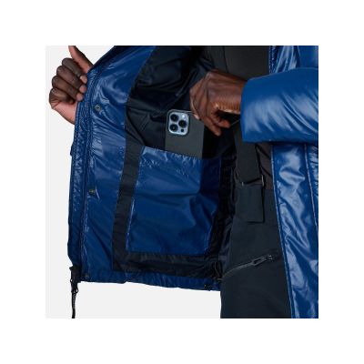 5. Kurtka Rossignol Shiny Hoodie Parka Jkt granatowy