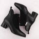11. Botki na obcasie D&A S.Barski Premium Collection W OLI232A czarne