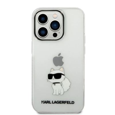 3. Etui Karl Lagerfeld Ikonik Choupette na iPhone 14 Pro - przezroczyste