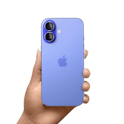 5. Szkło hartowane na obiektyw aparatu 3mk Lens Protection Pro do iPhone 17 - niebieskie