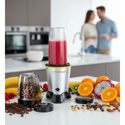 27. Blender sportowy Esperanza MASTER EKM028 (1000W; kolor czarno-srebrny)