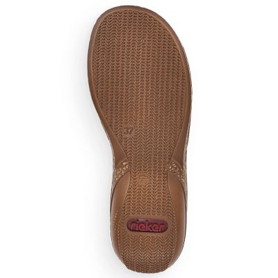 16. Sandały komfortowe damskie wsuwane na gumki Rieker 62850-90