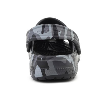 5. CROCS CLASSIC CAMOUFLAGE CLOG K BLACK/SLATE GREY 211879-0DD