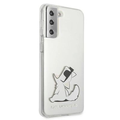 4. Etui Karl Lagerfeld Choupette Fun na Samsung Galaxy S21+ - przezroczyste