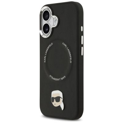 2. Etui Karl Lagerfeld Karl Pin MagSafe do iPhone 17 - czarne
