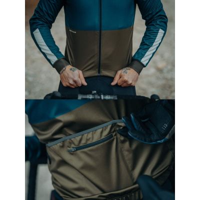 5. Kurtka rowerowa NORTHWAVE Blade Light Jacket niebieski/zielony