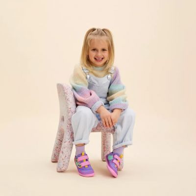 3. Buty Affenzahn Halbschuh Baumwolle Lucky Creative Toucan Jr 00391-40120