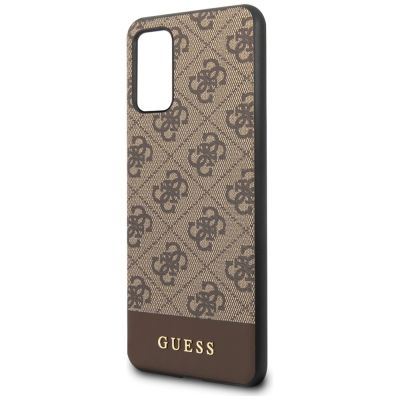 3. Etui Guess 4G Stripe Collection Samsung Galaxy S20 + - brązowe