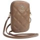 3. Torebka Guess Zip Quilted 4G - brązowa