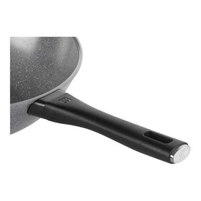 3. Wok ceramiczny ZWILLING TERRENO PLUS - 28 cm, Szary