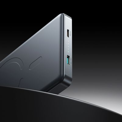 12. Powerbank Joyroom JR-PBM08 Pro 22,5W 10000mAh z ładowaniem bezprzewodowym 2x USB-C - szary