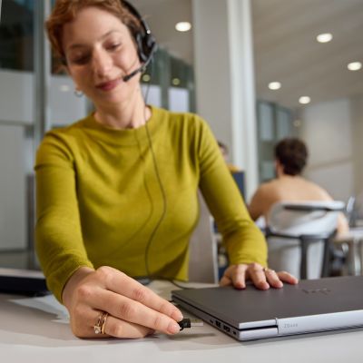 125. Słuchawki przewodowe HP Poly Mission 415 Monaural USB Wired Headset