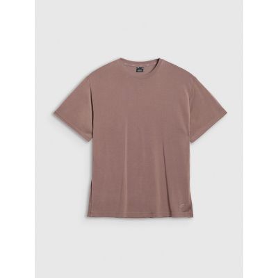 7. T-shirt oversize z modalem damski 4F 4FRAW25TTSHF3408-82S