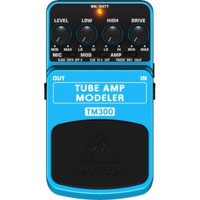 3. Behringer TM300 pedał z efektami Czarny, Niebieski