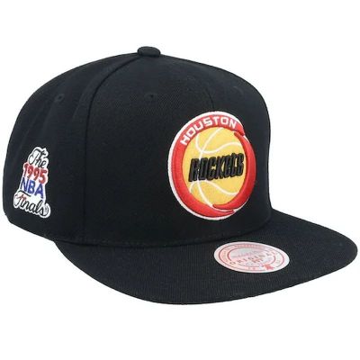 2. Czapka z daszkiem Mitchell & Ness NBA Houston Rockets Top Spot Snapback Hwc Rockets HHSS2976-HROYYPPPBLCK