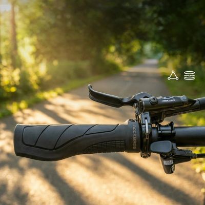 2. Gripy rowerowe Rockbros G326PL - czarne