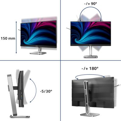 5. Philips 6000 series 27B2U6903/00 monitor komputerowy 68,6 cm (27") 3840 x 2160 px 4K Ultra HD LED Antracyt