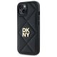 2. Etui DKNY Quilted Stack Logo na iPhone 15 - czarne