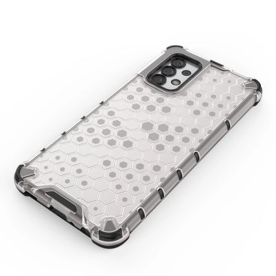 7. Honeycomb etui pancerny pokrowiec z żelową ramką Samsung Galaxy A03s (166,5) czarny