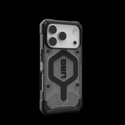2. Etui UAG Pathfinder Clear MagSafe na iPhone 17 Pro - szaro-czarne