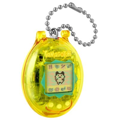 4. TAMAGOTCHI ORIGINAL WITH CASE - YELLOW