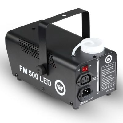 2. LIGHT4ME FM 500 LED V2 - Wytwornica dymu/mgły, pilot bezprzewodowy, moc 500W, efekt świetlny 3x1W RGB
