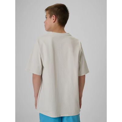 2. T-shirt bawełniany chłopięcy 4F 4FJRSS26TTSHM4167-27S
