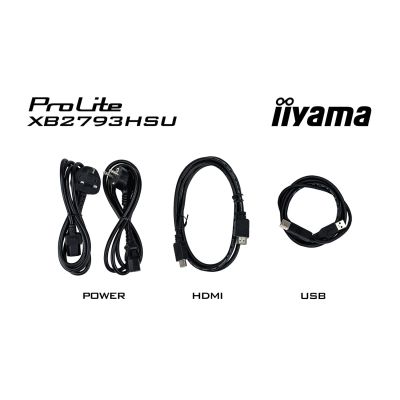 42. iiyama ProLite XB2793HSU-B1 monitor komputerowy 68,6 cm (27") 1920 x 1080 px Full HD LED Czarny
