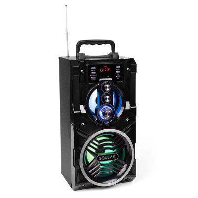 14. SQUEAK BEATBOXER BLUETOOTH 5.1 SPEAKER - GŁOŚNIK BLUETOOTH Z KARAOKE, RADIO FM, MICROSD, AUX I USB SQ1000
