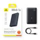 15. Powerbank Baseus EnerFill FP11 10000mAh 15W (z czarnym kablem Simple USB-C - USB-C 20V/3A 30cm) - czarny
