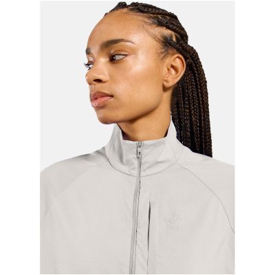 3. Kurtka damska ODLO Jacket ZEROWEIGHT beżowa