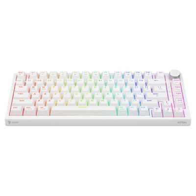 6. SAVIO KLAWIATURA MECHANICZNA ASTRAL WHITE OUTEMU WHITE JADE RGB