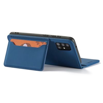 9. Magnet Card Case etui do Xiaomi Redmi Note 11 Pro pokrowiec portfel na karty kartę podstawka niebieski