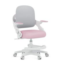 Fotel obrotowy Junior 4.3 Pink-Grey