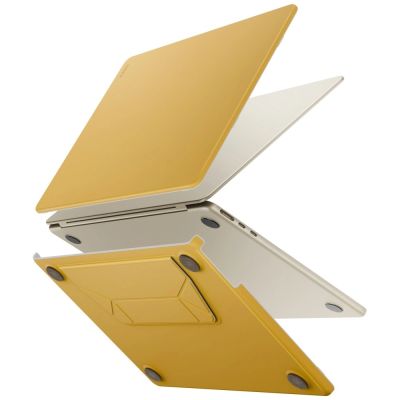 2. Etui UNIQ Lyden Versa na MacBook Air 13" 2022 / 2024 / 2025 / 2026 - żółte