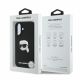 5. Etui Karl Lagerfeld Silicone Karl Head Print MagSafe na iPhone 16 - czarne